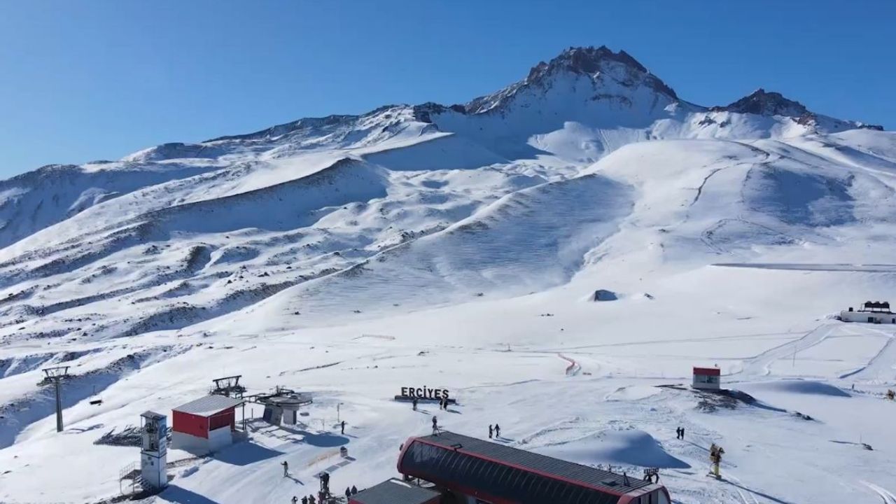 Erciyes’te pistler açıldı mı? Kayak sezonu ne zamana kadar sürecek?