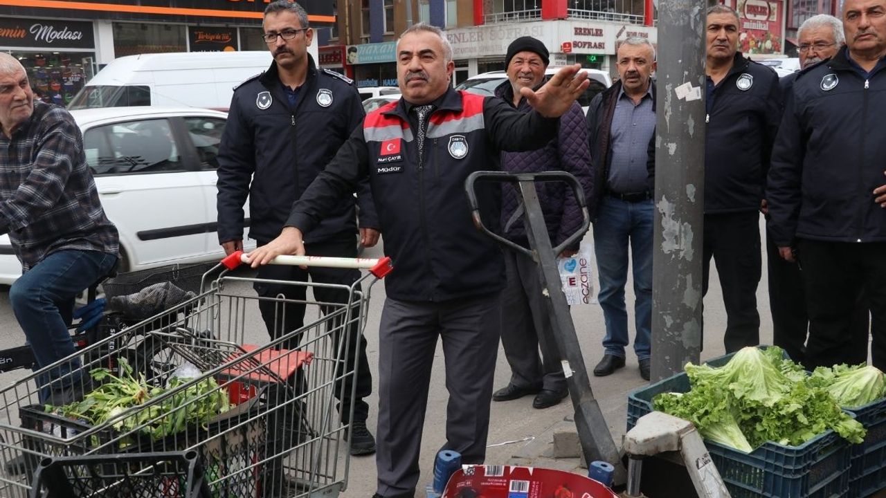 Kaldırımı işgal eden esnafa rekor ceza!
