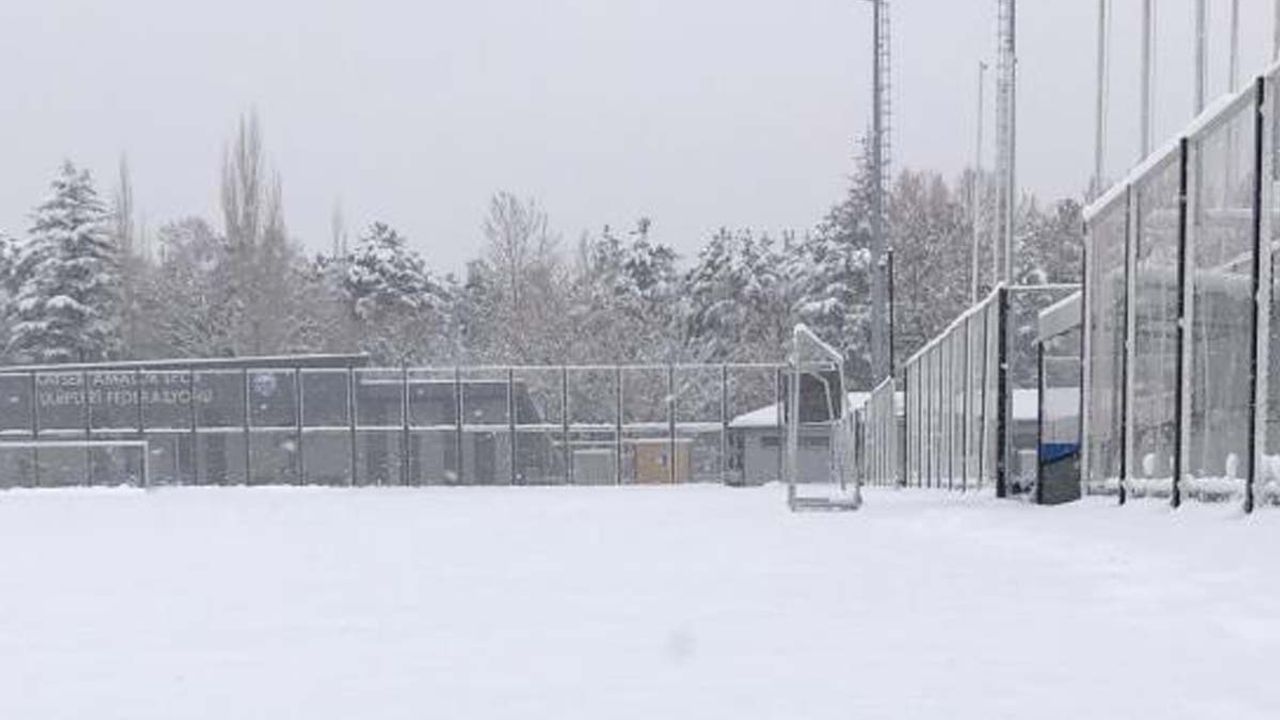Kayseri'de amatör maçlara kar engeli! Tüm maçlar ertelendi