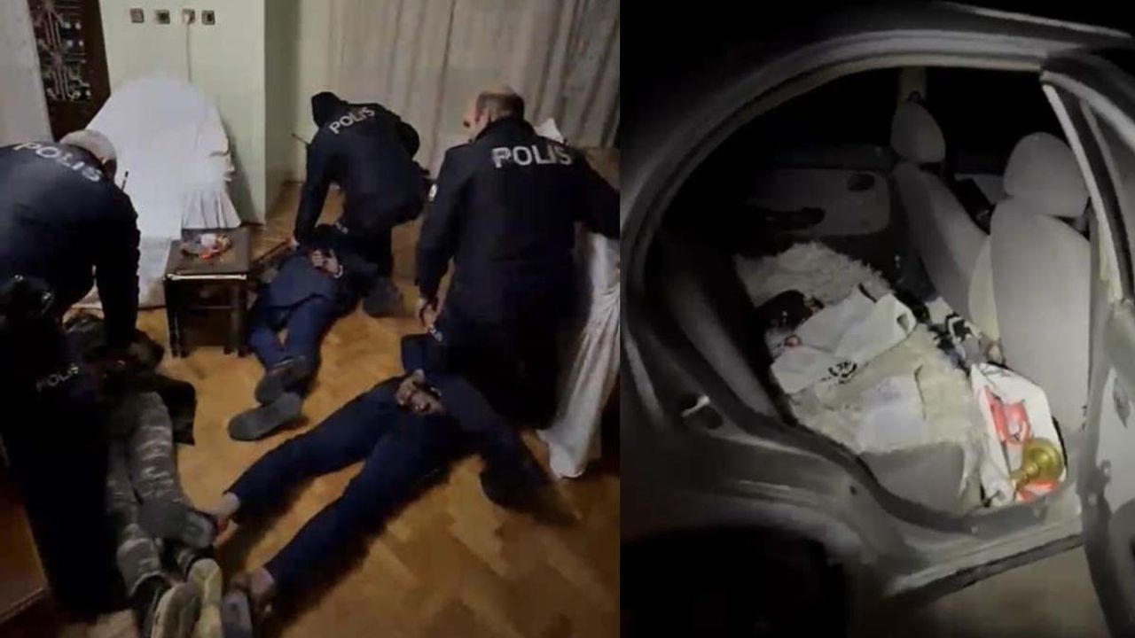 Kayseri'de suç makinesi 3 şahıs suçüstü yakalandı