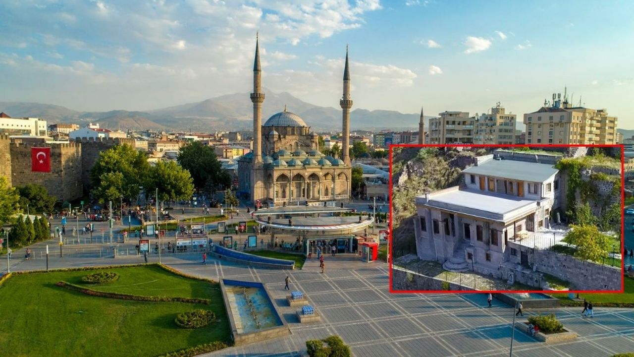 Kayseri’de Ali Dağı’nın yamacında muhteşem konak! Rekor fiyata satılıyor