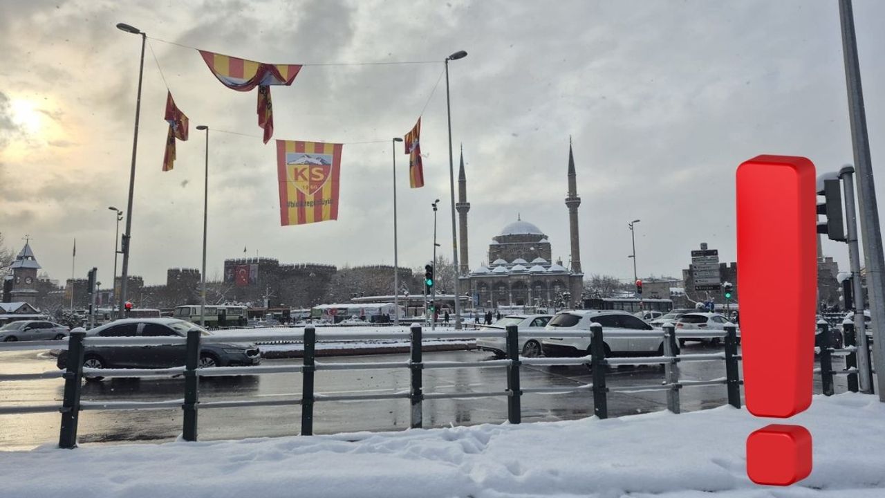Kayseri'de sürücülere uyarı! Bu yollar trafiğe kapandı