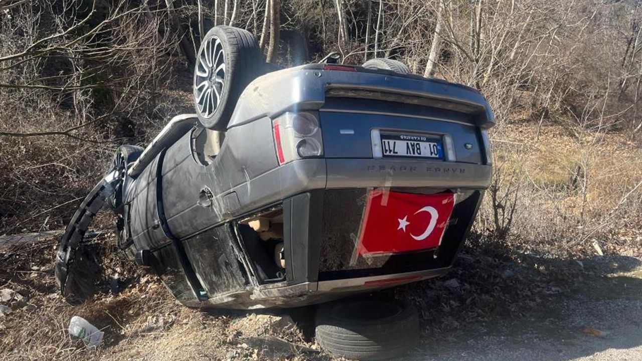 Kayseri yolunda lüks araç takla attı! Çok sayıda yaralı var