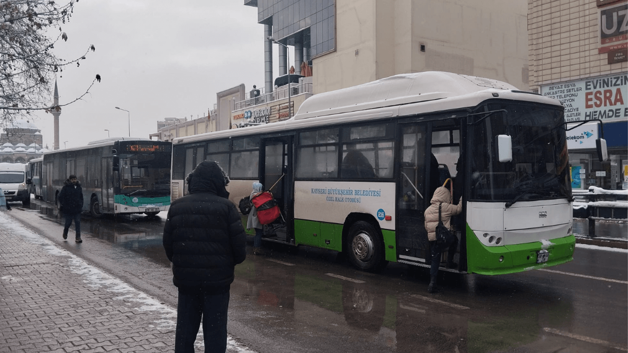 Kayseri’de birçok ilçenin sefer saatleri ve güzergahı baştan sona değişiyor!