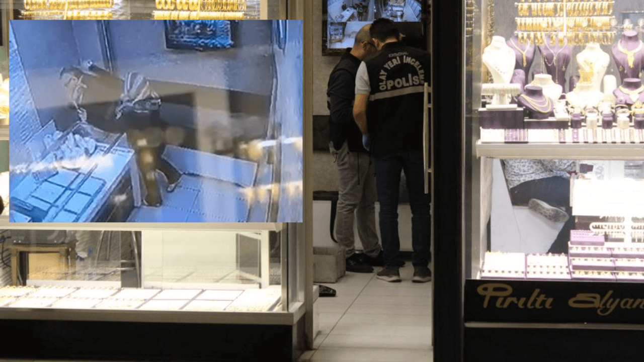 Kayseri’de kuyumcuya taşla saldıran soyguncu yaşlı kadın bakın kim çıktı!