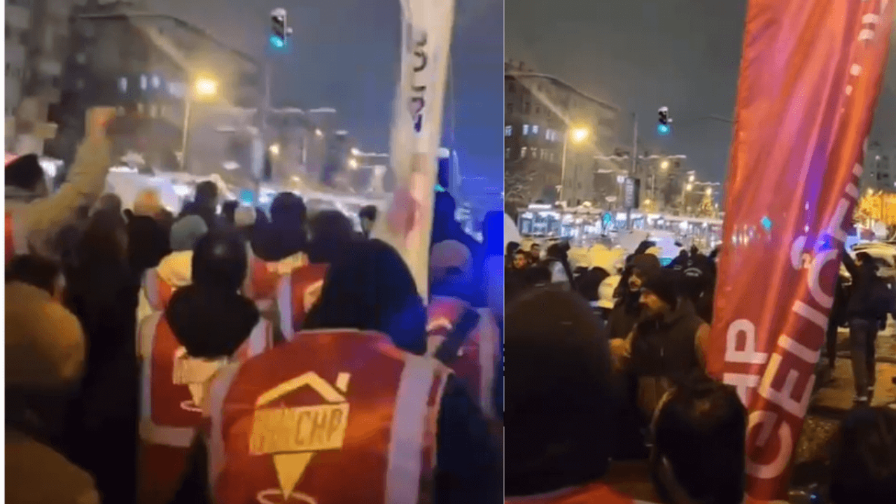 Özgür Özel'in çağrısına kulak veren CHP’liler Talas'ta sokaklara çıktı!