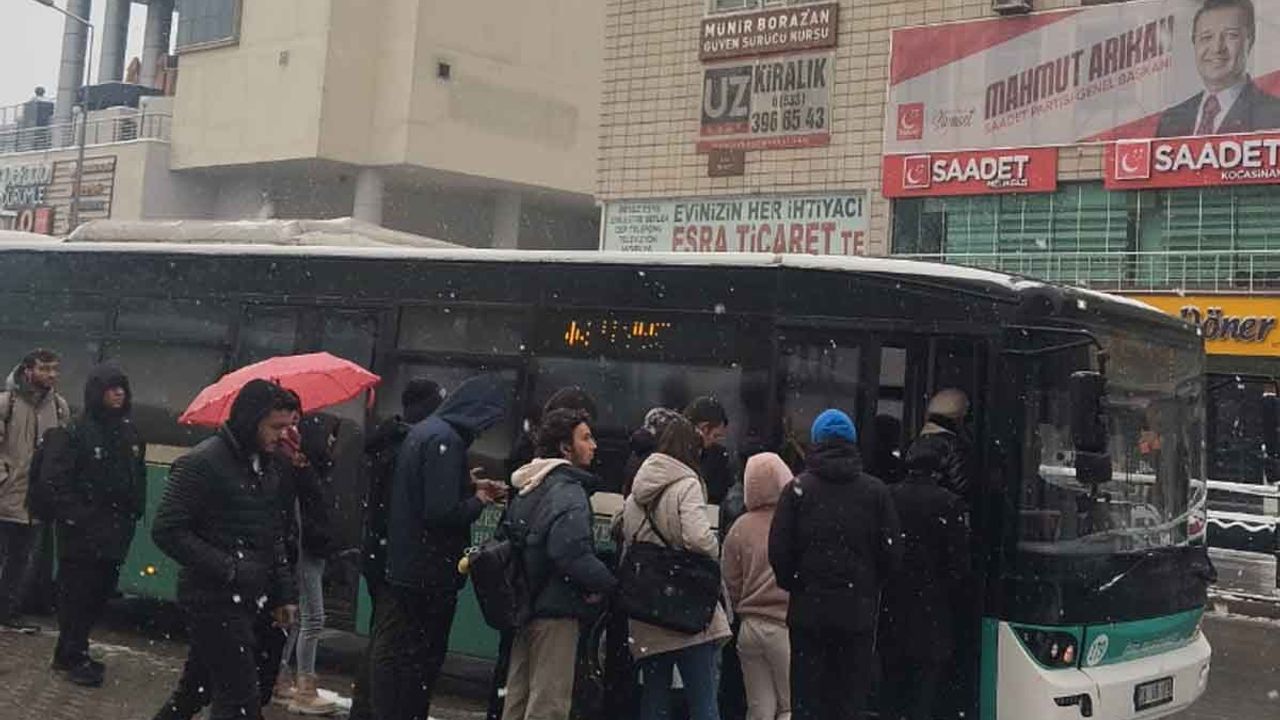 Kayseri’de toplu ulaşımda değişiklik! Sefer saatleri ve güzergahlar değişti