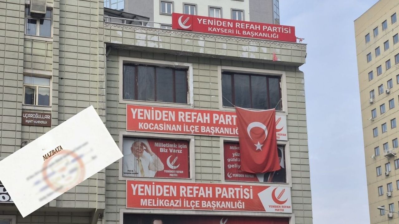 Yeniden Refah Kayseri’de mazbatasını İl Başkanı'ndan aldı!