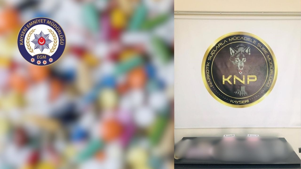 Kayseri Narkotik Şube'den büyük operasyon: Kilolarca yasaklı madde!