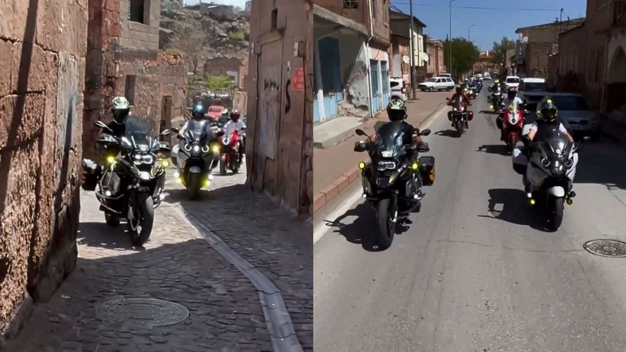 666 kilometreden öteden İncesu’ya motosikletle geldiler! Gördüklerine hayran kaldılar