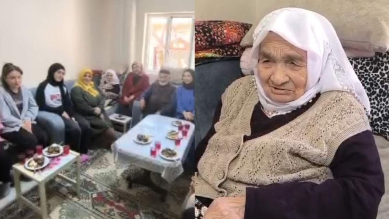 Kayseri’de 90 yaşındaki nineden duygulandıran 23 Nisan şiiri!