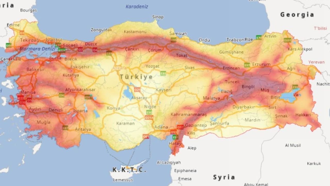 AFAD deprem risk haritası güncelledi: Kayseri'de tehlike devam ediyor mu?