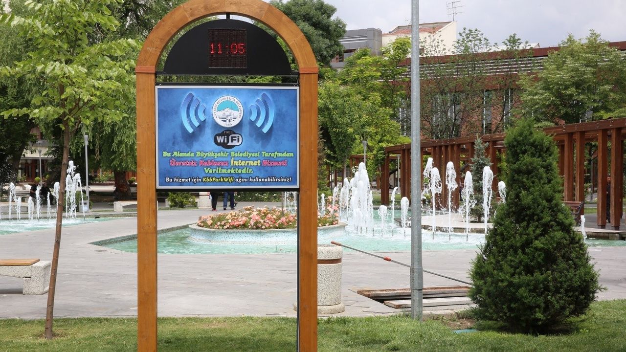 Kayseri Büyükşehir Belediyesi’nden vatandaşlara ücretsiz Wi-Fİ desteği!