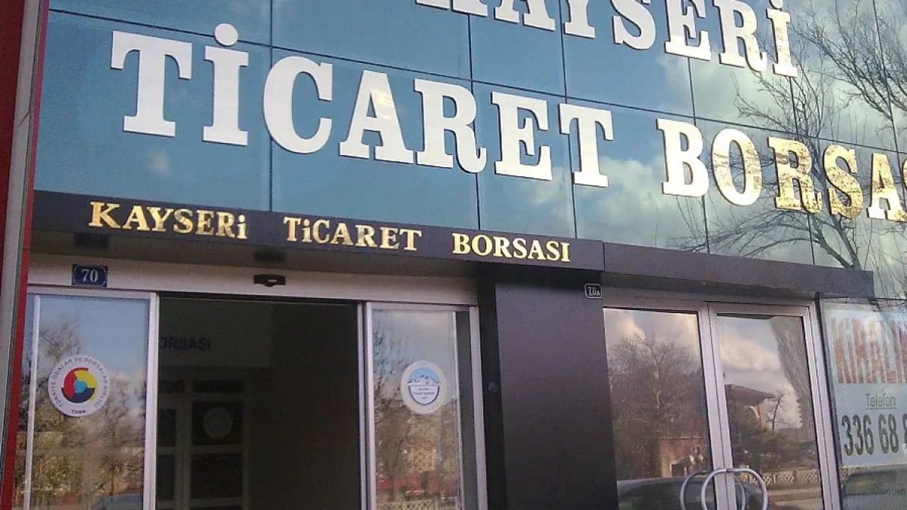 Kayseri Ticaret Borsası'ndan bir ilk: Bu çalışma Türkiye'de tek