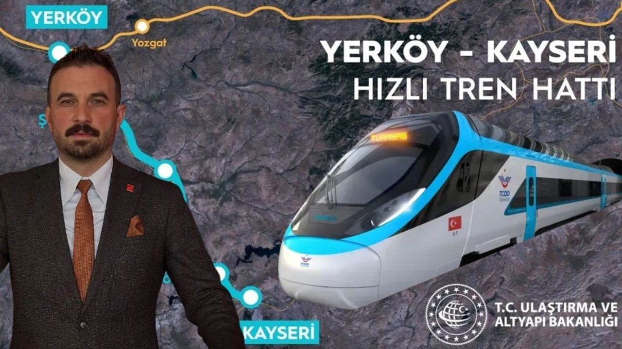CHP Kayseri İl Başkan Yardımcısı Niyazi Ünalmış: Hızlı tren sadece AK Parti’nin masallarıyla geliyor!