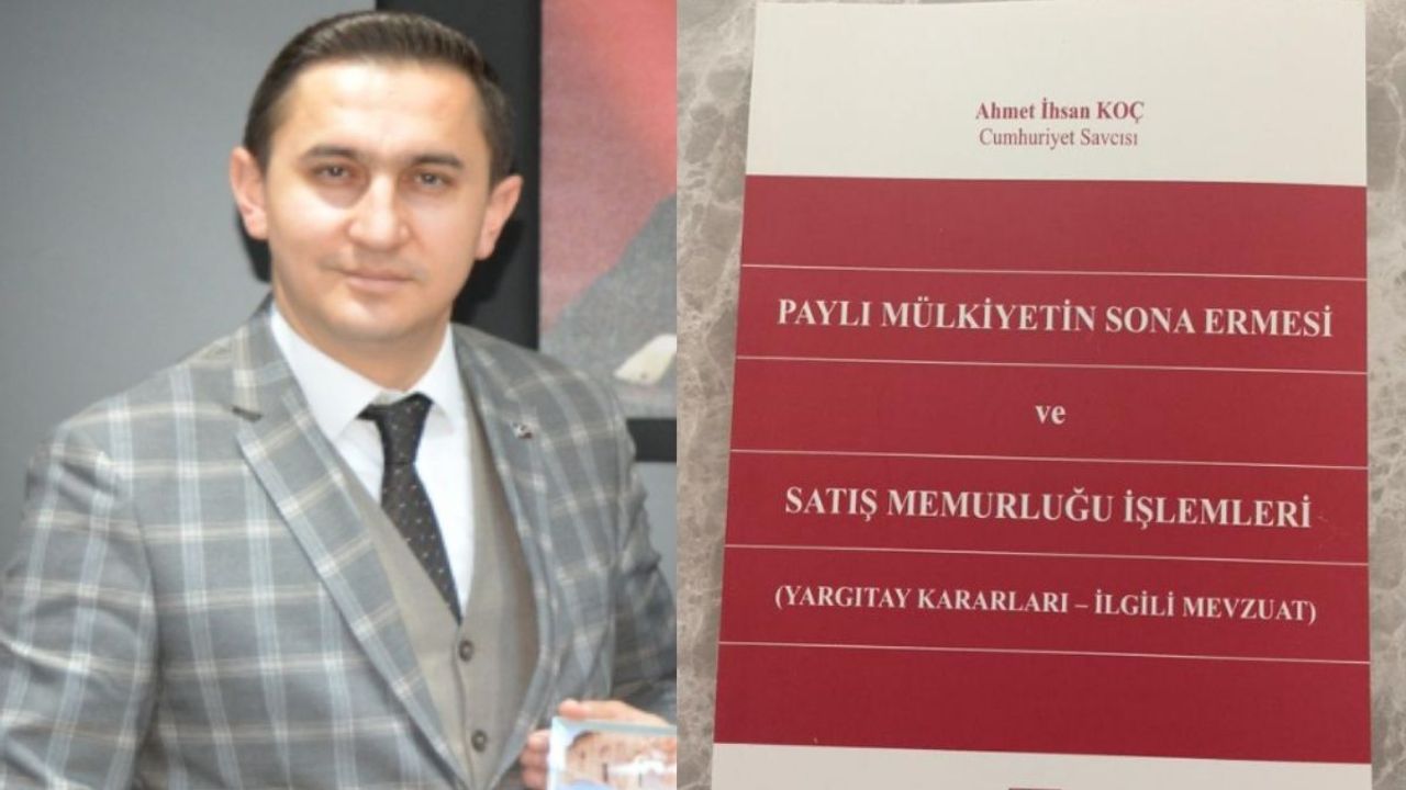 Kayseri Cezaevi Savcısı Ahmet İhsan Koç’un yeni hukuk kitabı raflardaki yerini aldı