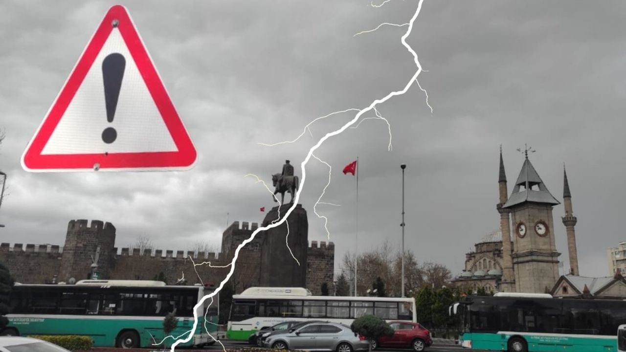 Meteoroloji’den kritik uyarı: Kayseri’de yağış ve fırtına etkili olacak
