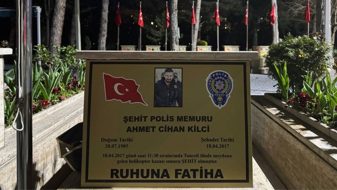 Şehit polis Ahmet Cemil Kinci dualarla anıldı