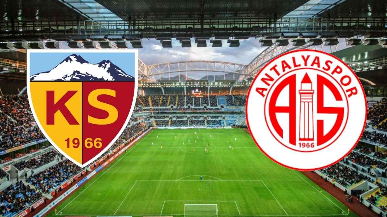 TFF yine yaptı yapacağını! Kayserispor - Antalyaspor maçı hafta içi oynanacak!