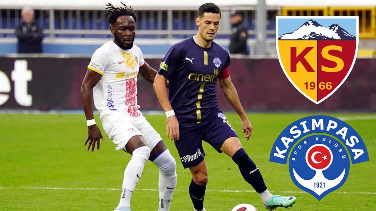 Kayserispor ile Kasımpaşa 29. Kez karşı karşıya! Kazanan kim olacak?