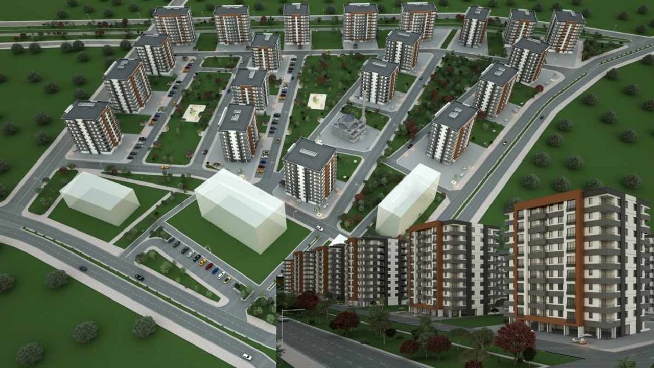 Kayseri'nin o mahallesi baştan sona değişiyor! 20 blok 794 daire için düğmeye basıldı