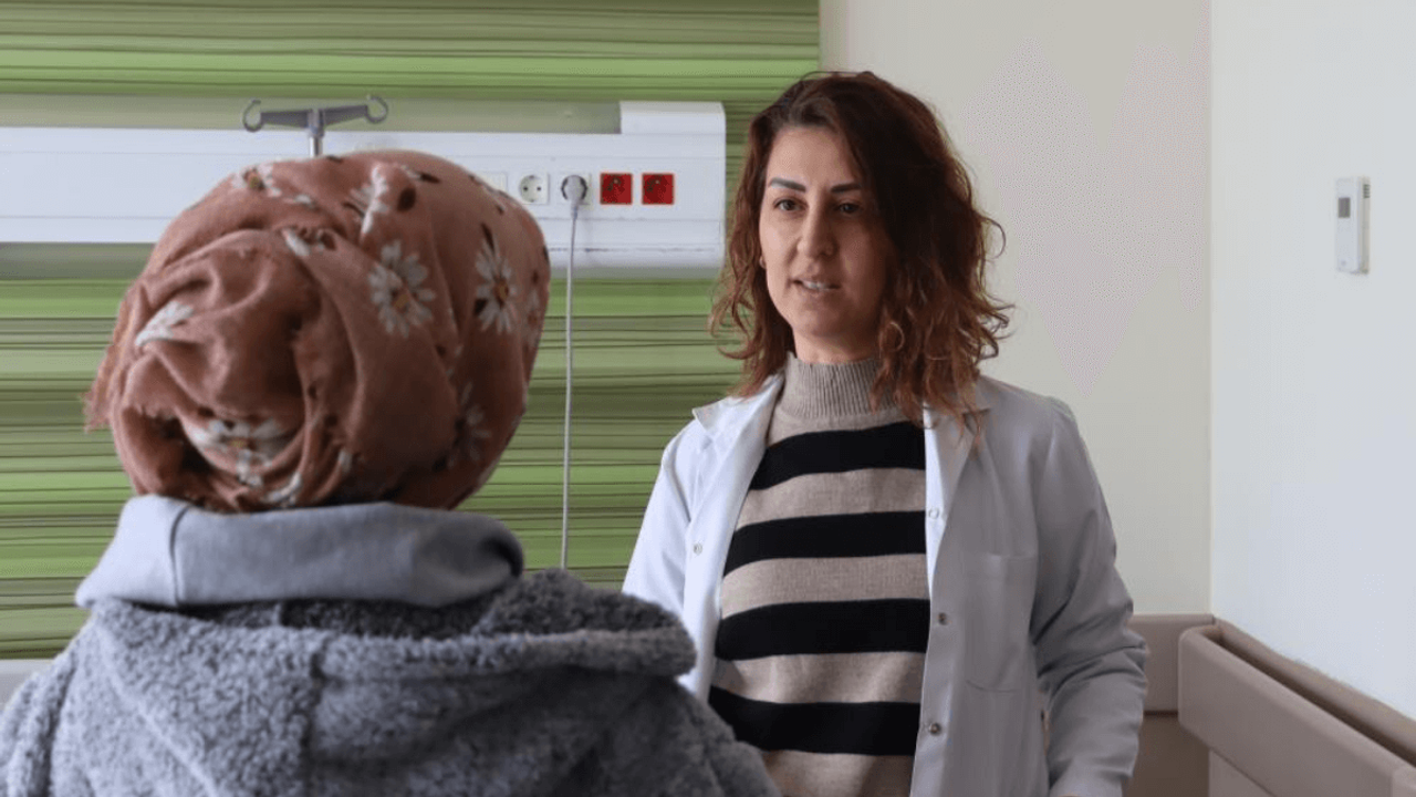 Kayseri Şehir Hastanesi’nde altın yumurta ile anne oldu!