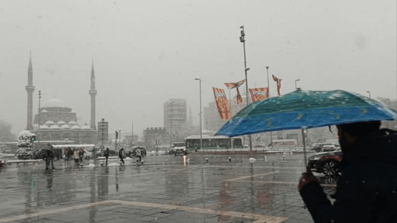 Kayseri'ye yeniden kış geliyor! Kar yağışı kapıda