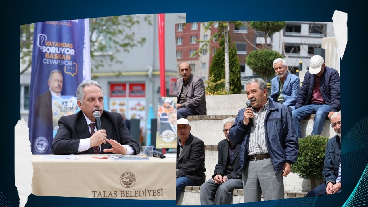 Talas Belediye Başkanı Mustafa Yalçın vatandaşlarla buluştu!