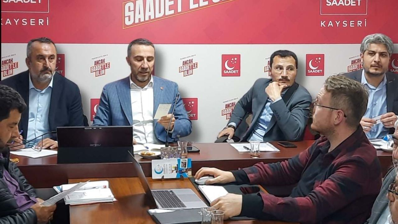 Saadet Partisi Kayseri Başkanı Erdal Altun: Kayseri'yi yaşanabilir yapacağız!