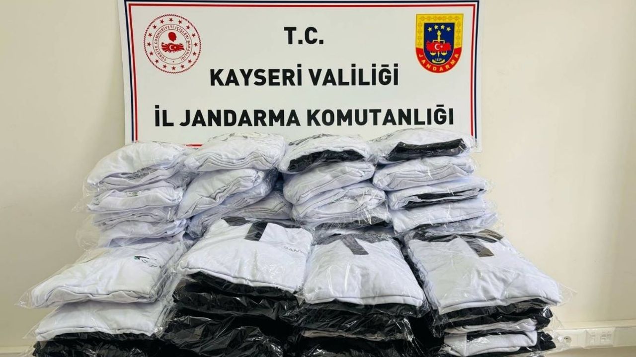 Kayseri Jandarması Yahyalı'da operasyon düzenledi: 320 Bin TL değerinde sahte ürün ele geçirildi!