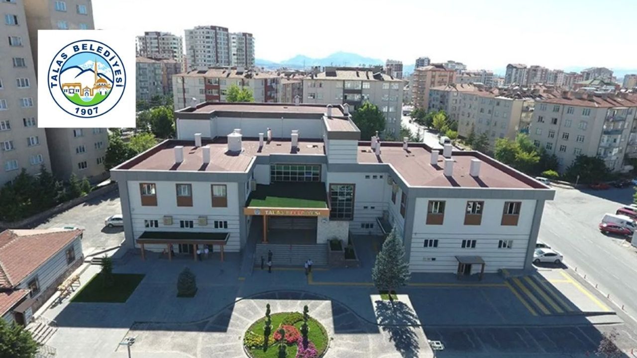Talas Belediyesi'nden dev ihale: 383 kalem malzeme alınacak!