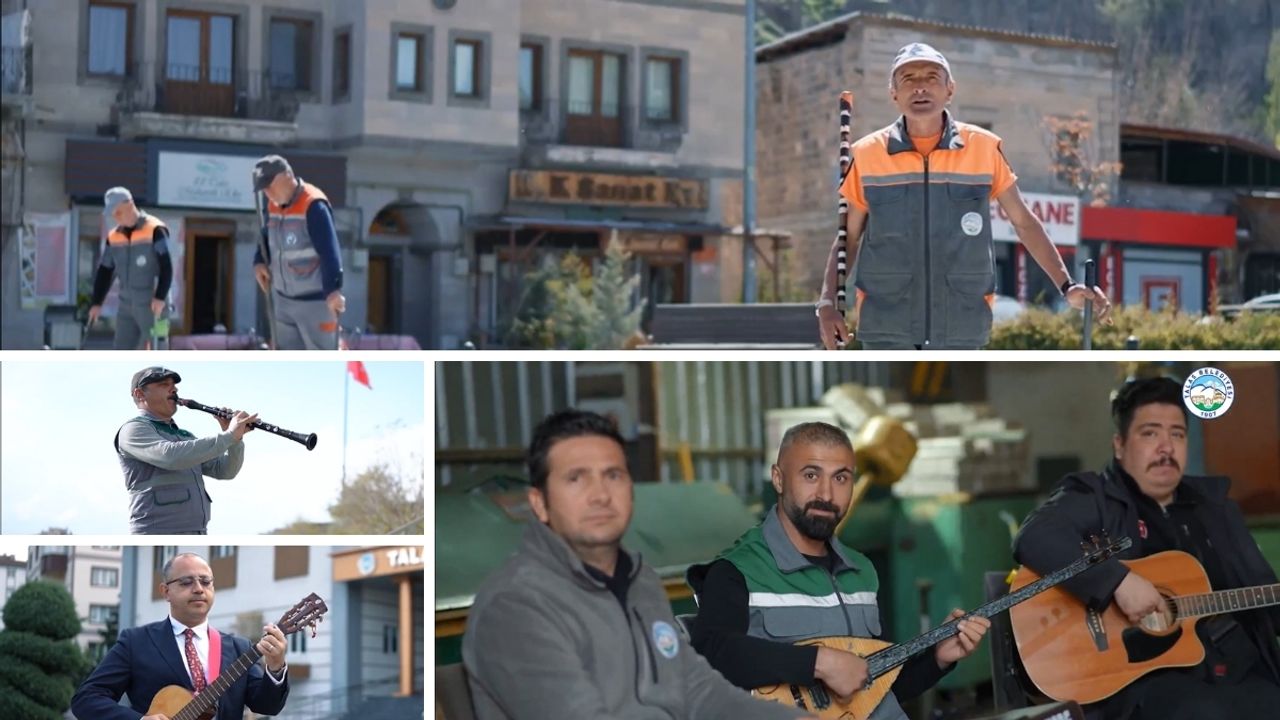 Talas'ta belediye çalışanlarından müzik grubu: Grup şantiye!