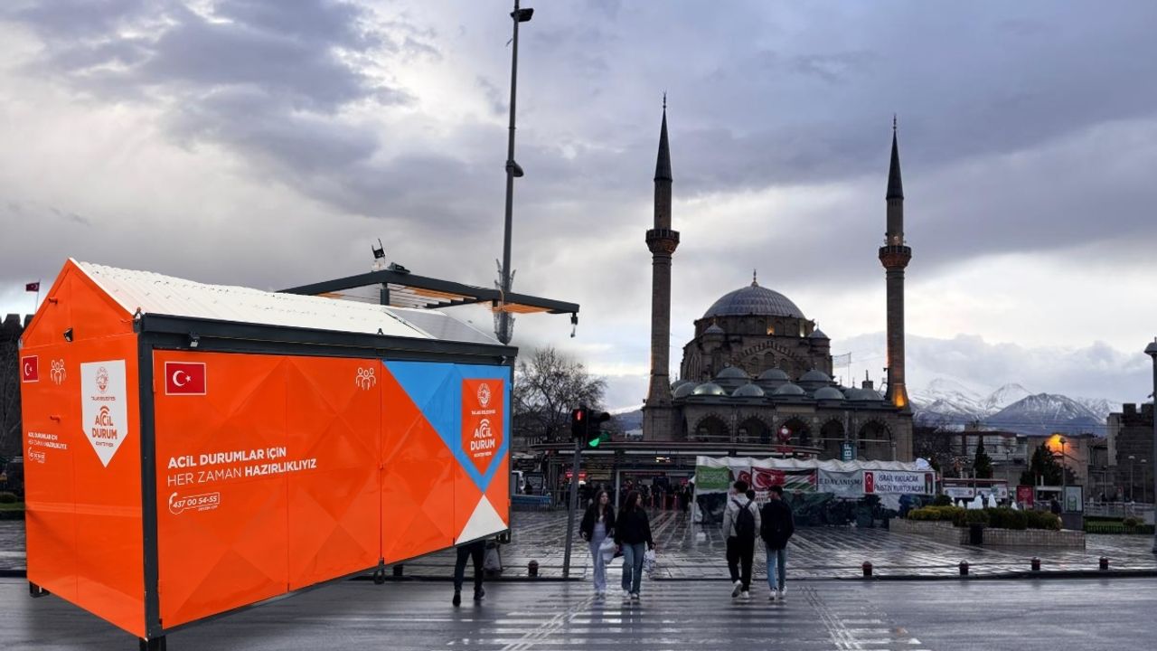 Talas'tan deprem konteyner projesi: Üç büyük mahalleye kurulacak