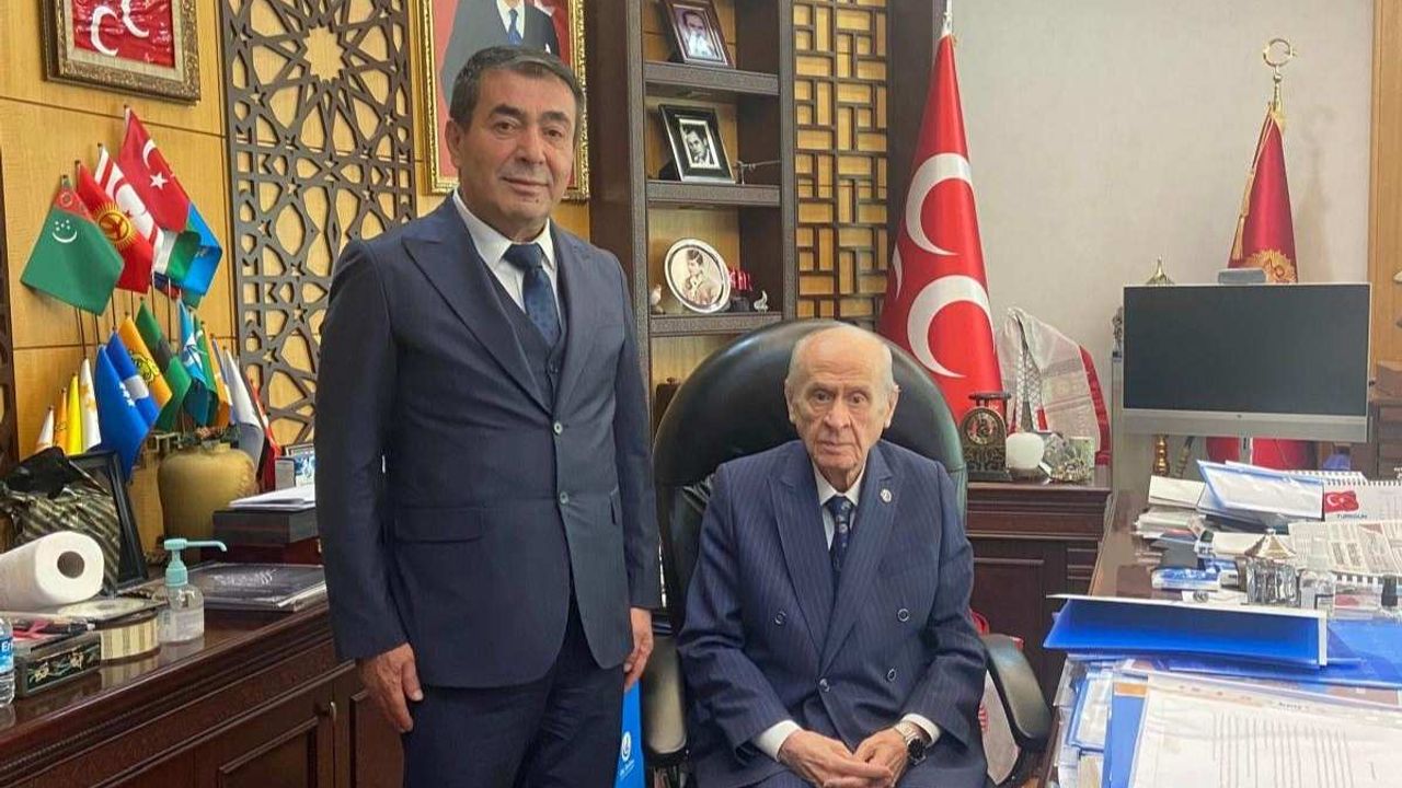 Kayserili Başkan Selahattin Metin’den MHP lideri Devlet Bahçeli’ye ziyaret