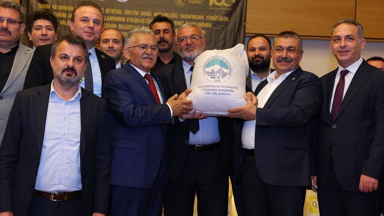 Kayseri'de tarıma tam destek! Dağıtım töreni yarın yapılacak