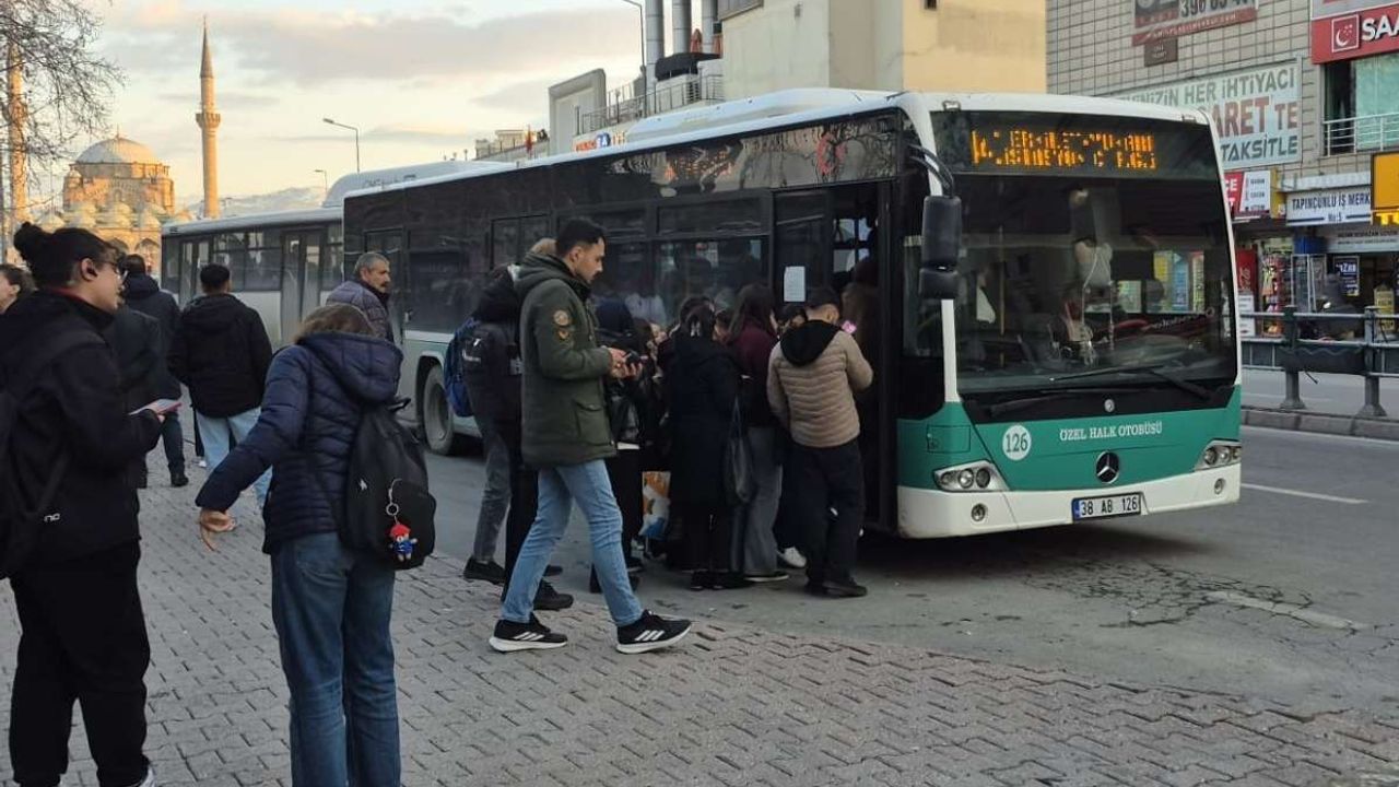 Kayseri’de toplu ulaşımda güncelleme! Sefer saatleri ve güzergahlar değişti