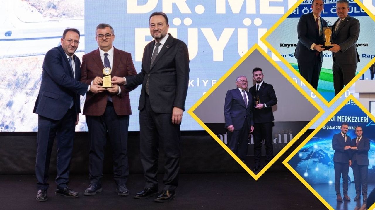 Kayseri Büyükşehir Belediyesi ödüle doymuyor! 4 ayda 4 ödül birden