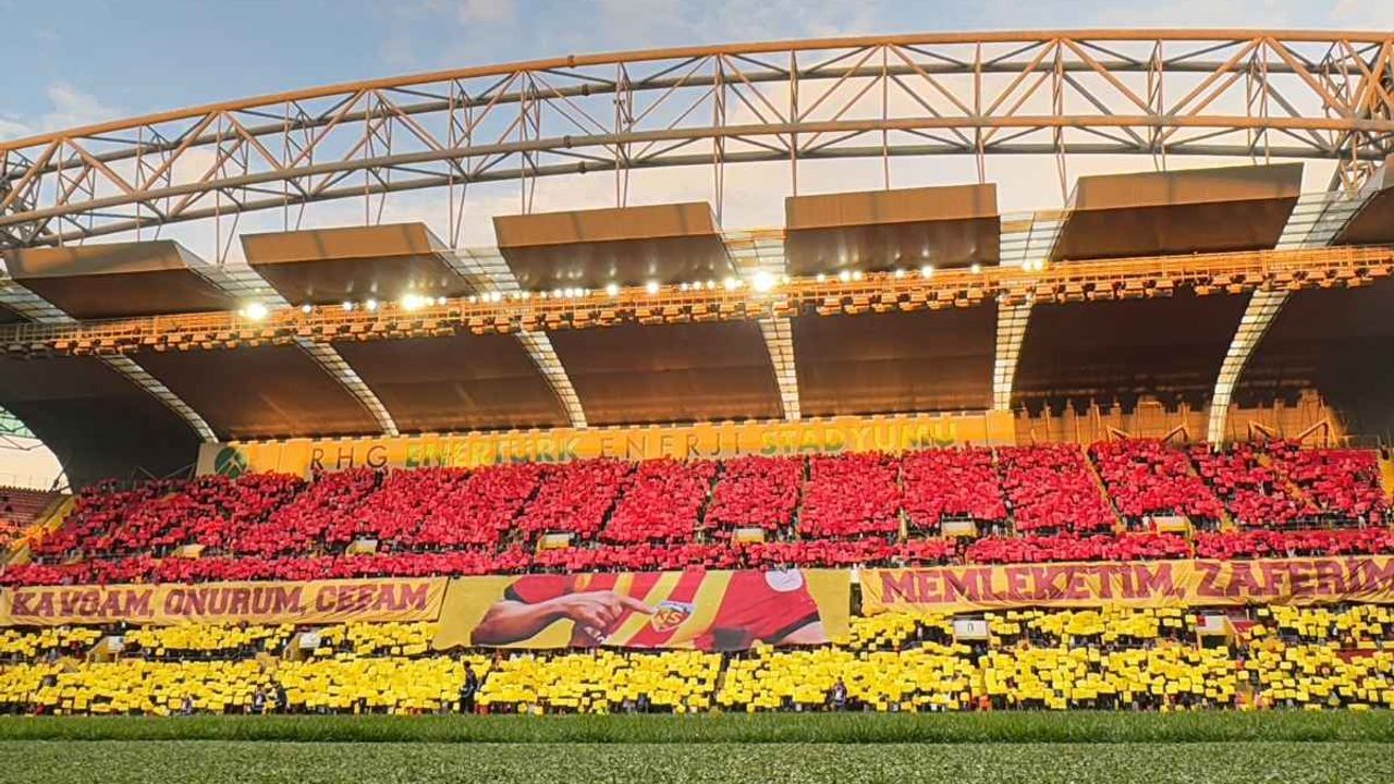 Kayserispor - Çaykur Rizespor maçı öncesi muhteşem görüntüler