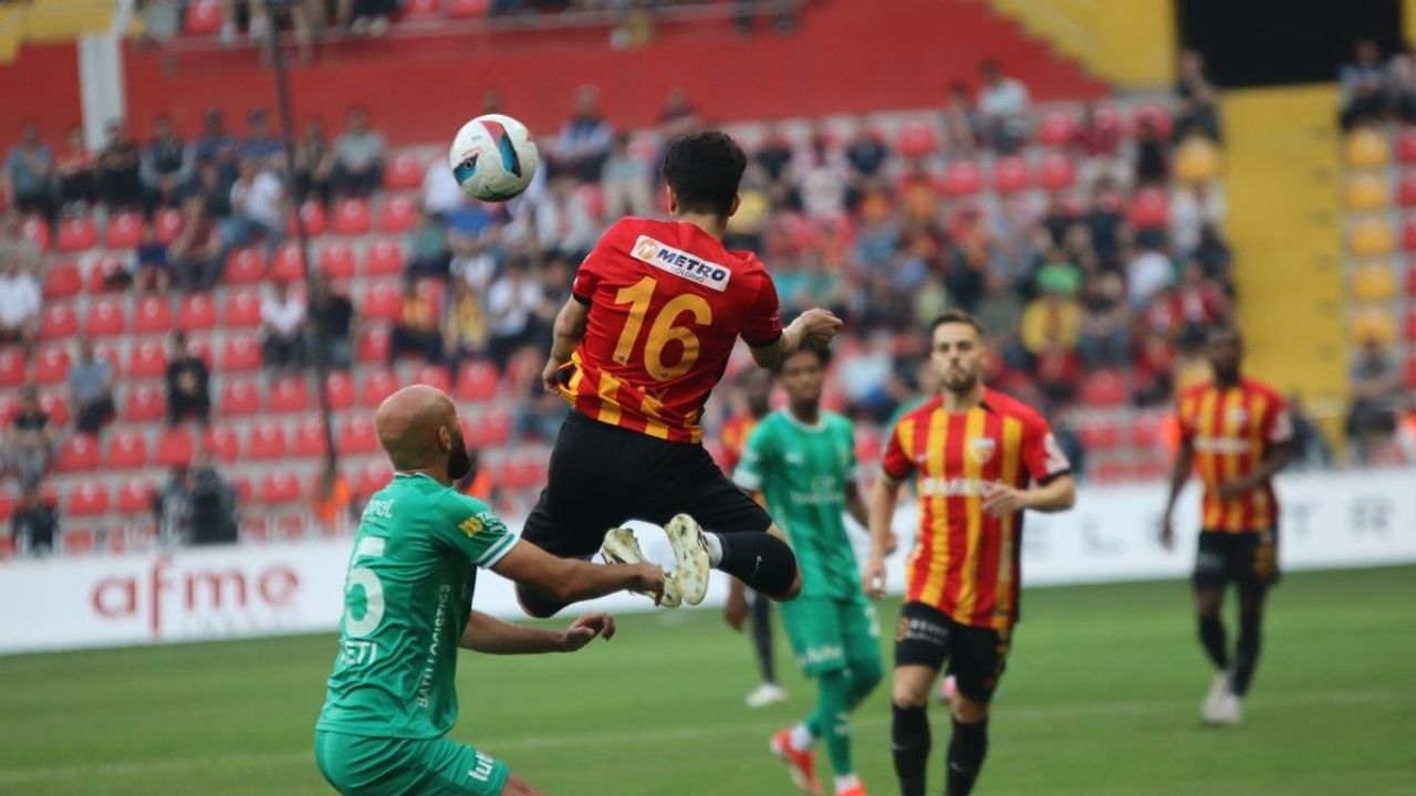 Kayserispor-Bodrum FK maçının ilk yarısı sona erdi! 45 dakikada tek gol var