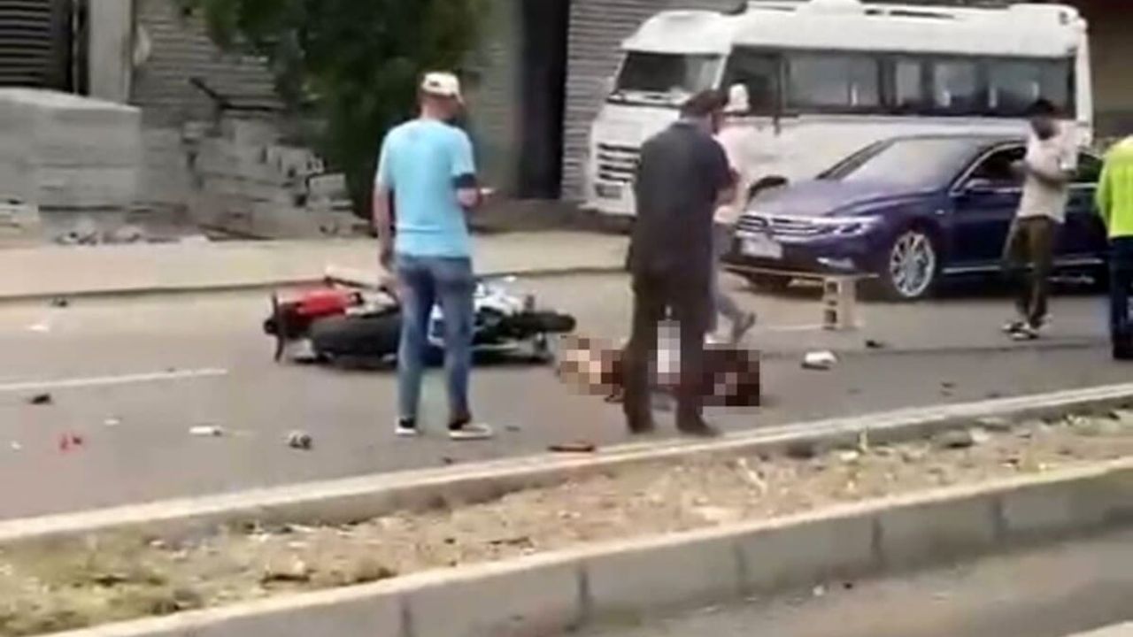 Feci kaza: 1 kişi hayatını kaybetti, mucizevi kurtuluş kamerada