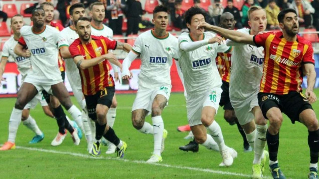 Alanyaspor ile Kayserispor 18. kez karşı karşıya