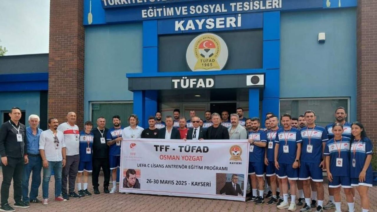 Kayseri’de UEFA C Lisansı için eğitimler başladı