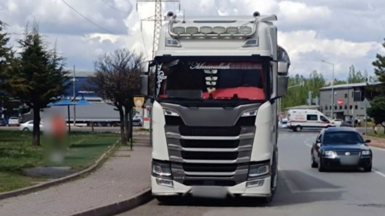 Kayseri'de 20 uzun araca ceza yağdı!