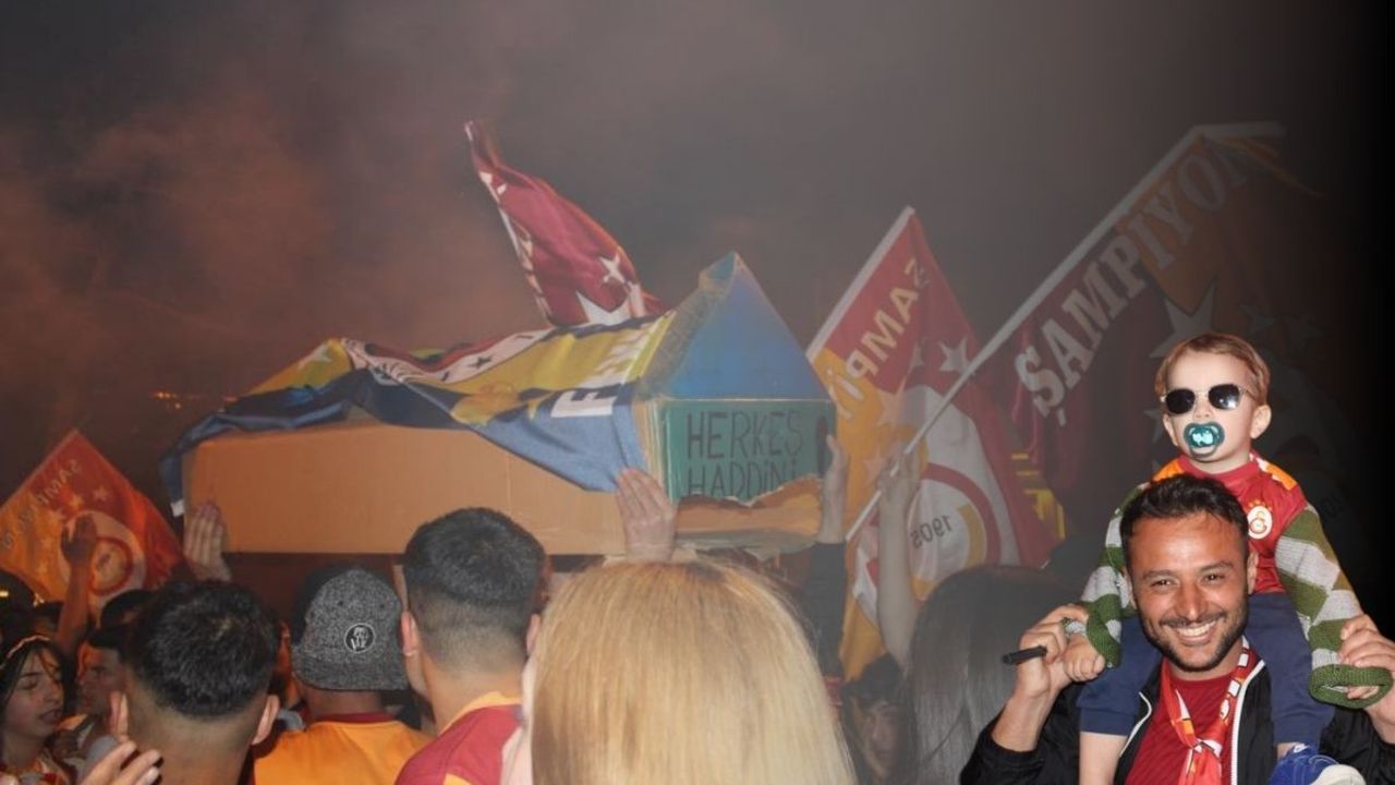 Galatasaray şampiyon oldu! Kayseri Cumhuriyet meydanı doldu taştı!