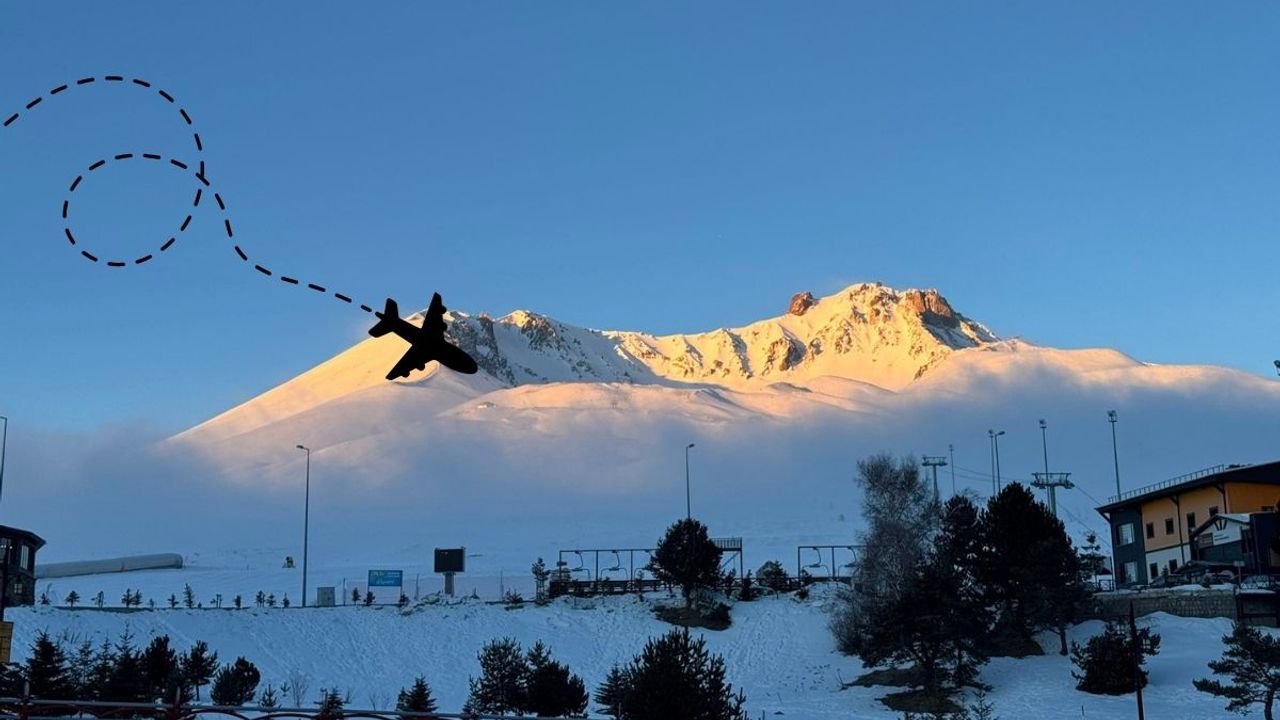 Genç sporcu Erciyes'e tırmanmak için 430 kilometre uzaktan geldi! 8 saatte tamamladı