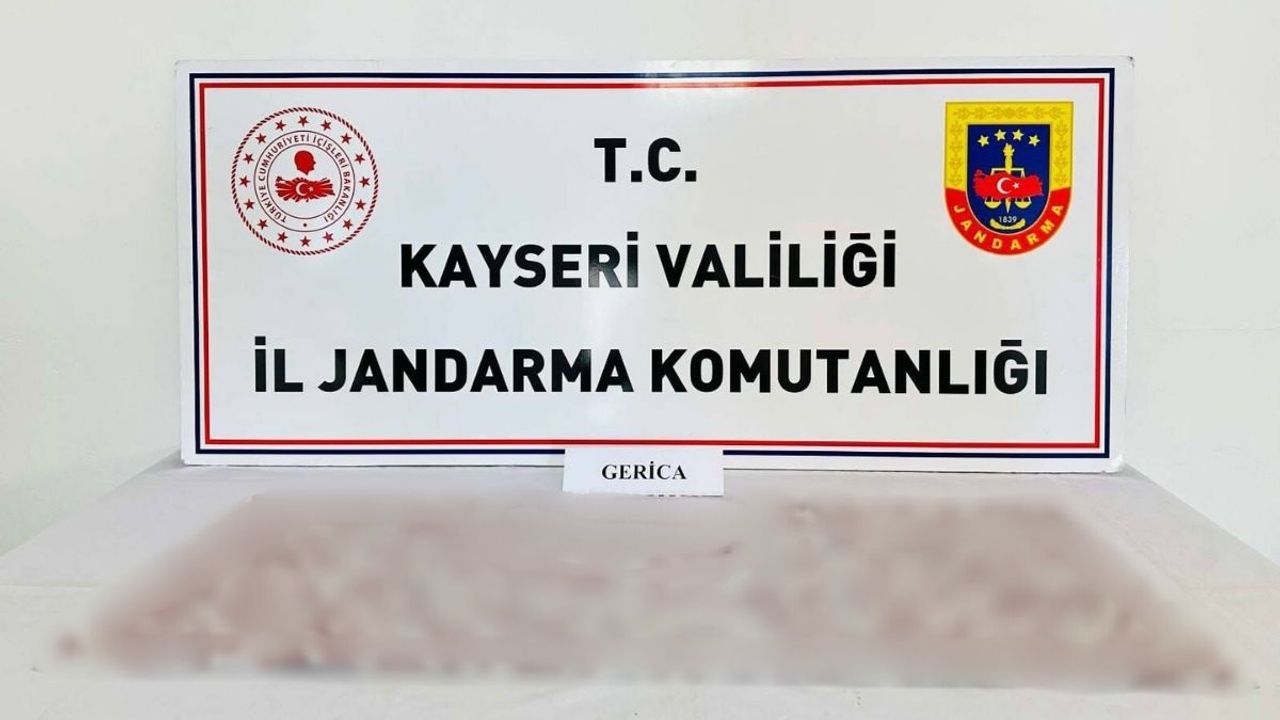 Kayseri'de film gibi olay: Jandarma uzun zamandır takipteydi!