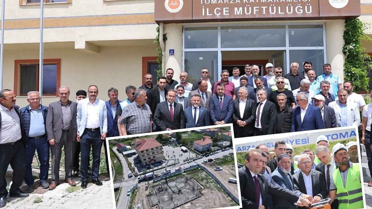 Kayseri Büyükşehir'den ilçelere tam destek! Tomarza'ya muhteşem tesis geliyor