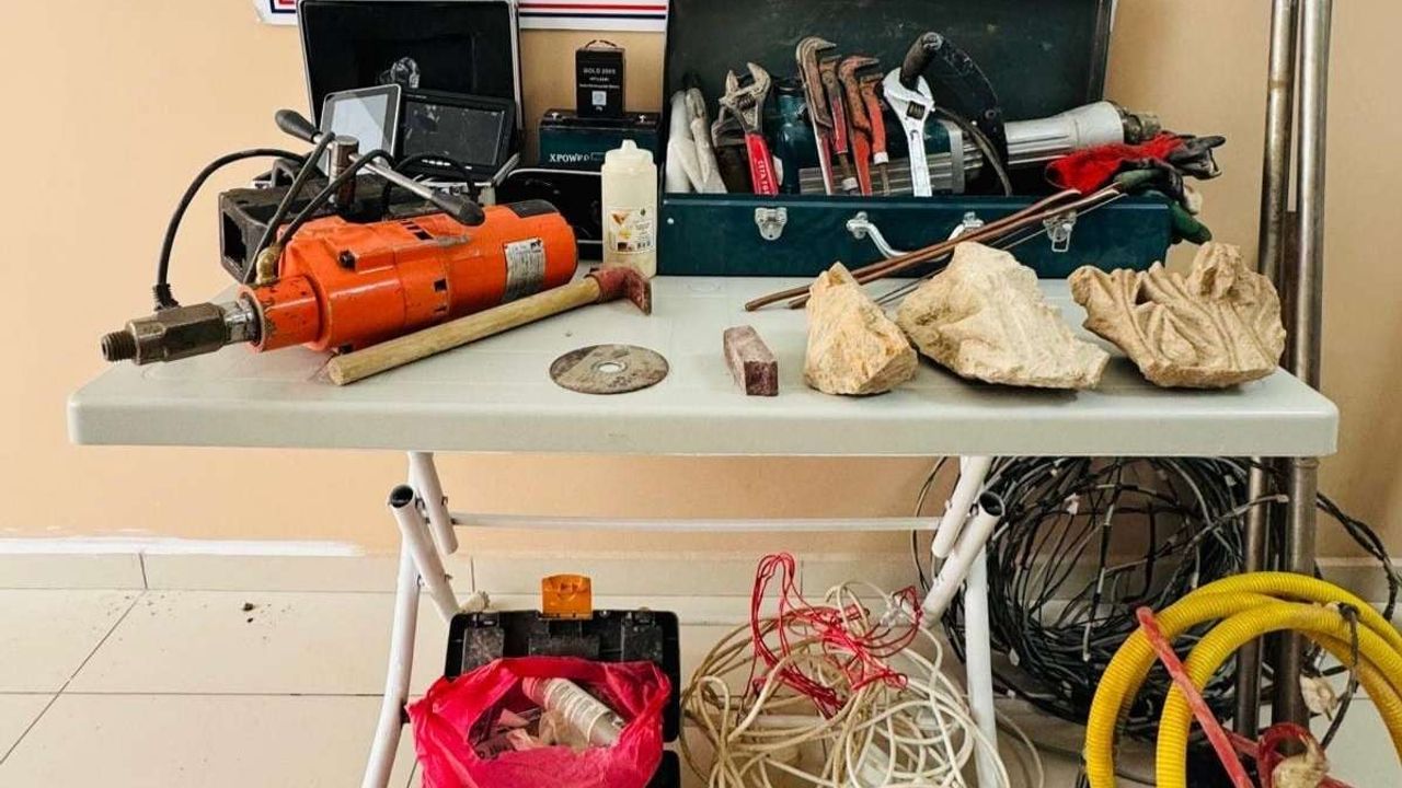 Kayseri'de define bulmak için toplanılan eve operasyon! 5 kişi gözaltında