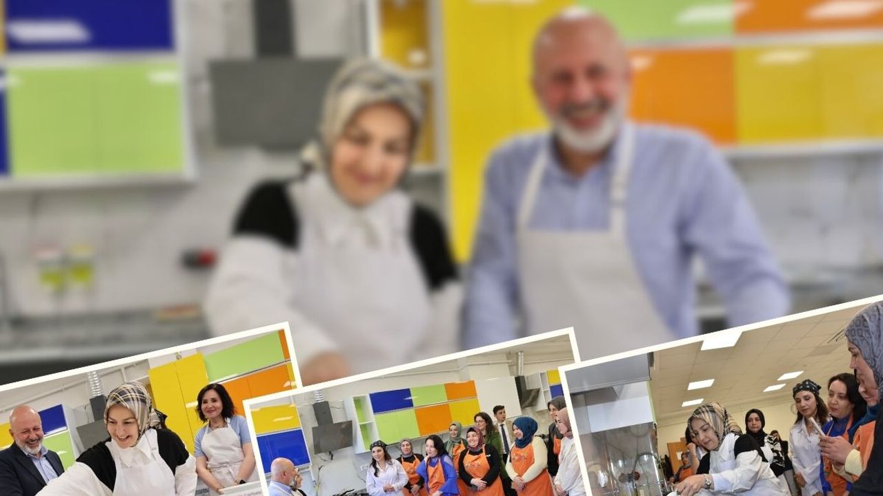 Kayserili Başkan eşi ile mutfakta! Bakın ne hazırladılar