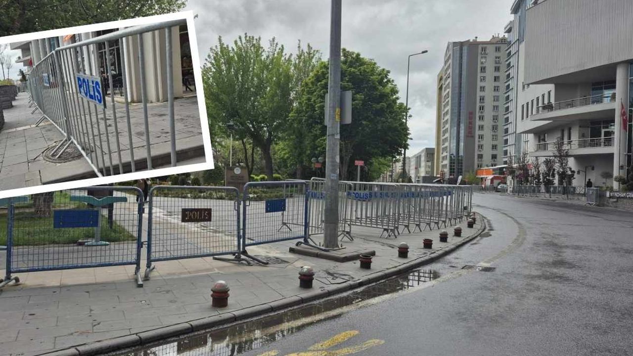 Kayseri’nin dev parkına giriş çıkışlar kapatıldı! Polis bariyerleri ile çevrildi